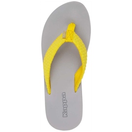 Pantuflas amarillas de mujer Kappa Pahoa 242668 4014 amarillo 2