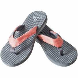 Zapatillas de mujer Kappa Cally gris coral 242834 2916 naranja 1