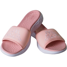 Zapatillas de mujer Kappa Colleras rosa y blanco 242816 2110 rosado 1