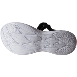 Sandalias de mujer Kappa Vedity Ii negras y blancas 242811 1110 blanco negro 3