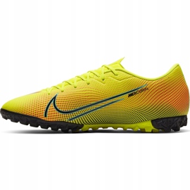 Calzado de fútbol Nike Mercurial Vapor 13 Academy Mds Tf CJ1306 703 multicolor amarillo 2