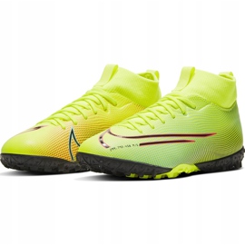 Calzado de fútbol Nike Mercurial Superfly 7 Academy Mds Tf Junior BQ5407 703 multicolor amarillo 3