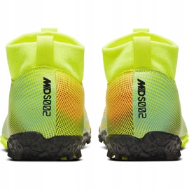 Calzado de fútbol Nike Mercurial Superfly 7 Academy Mds Tf Junior BQ5407 703 multicolor amarillo 4