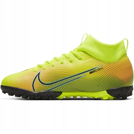 Calzado de fútbol Nike Mercurial Superfly 7 Academy Mds Tf Junior BQ5407 703 multicolor amarillo 2