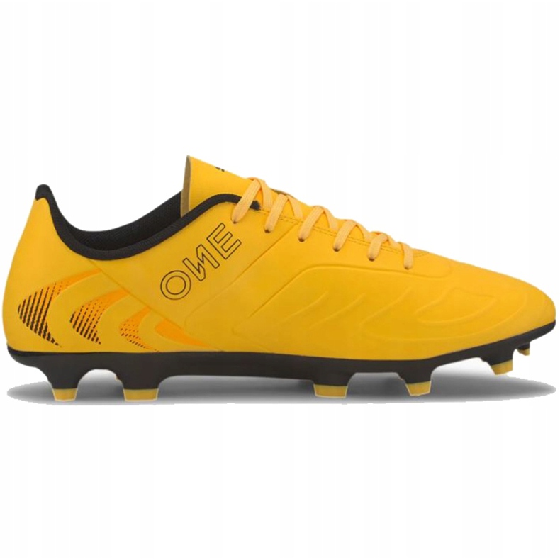 Botas de fútbol Puma One 20.4 Fg Ag 105831 01 amarillo 1