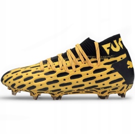 Botas de fútbol Puma Future 5.1 Netfit Fg Ag Junior 105805 02 amarillo 2