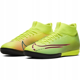 Calzado de fútbol Nike Mercurial Superfly 7 Academy Mds Ic Junior BQ5529 703 multicolor amarillo 3