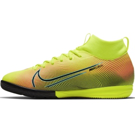 Calzado de fútbol Nike Mercurial Superfly 7 Academy Mds Ic Junior BQ5529 703 multicolor amarillo 2