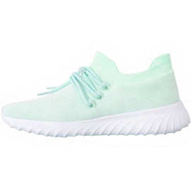 Zapatos de mujer Kappa Zuc menta blanco 242818 3710 verde 2