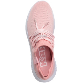 Zapatos de mujer Kappa Zuc rosa y blanco 242818 2110 rosado 1