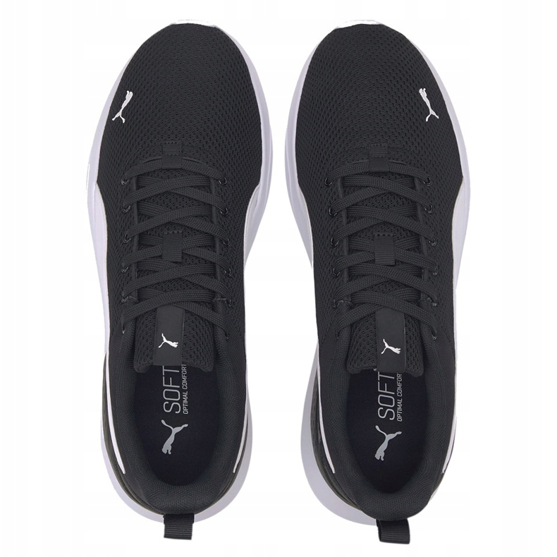 Zapatillas de hombre Puma Anzarun Lite negras y blancas 371128 02 negro 1