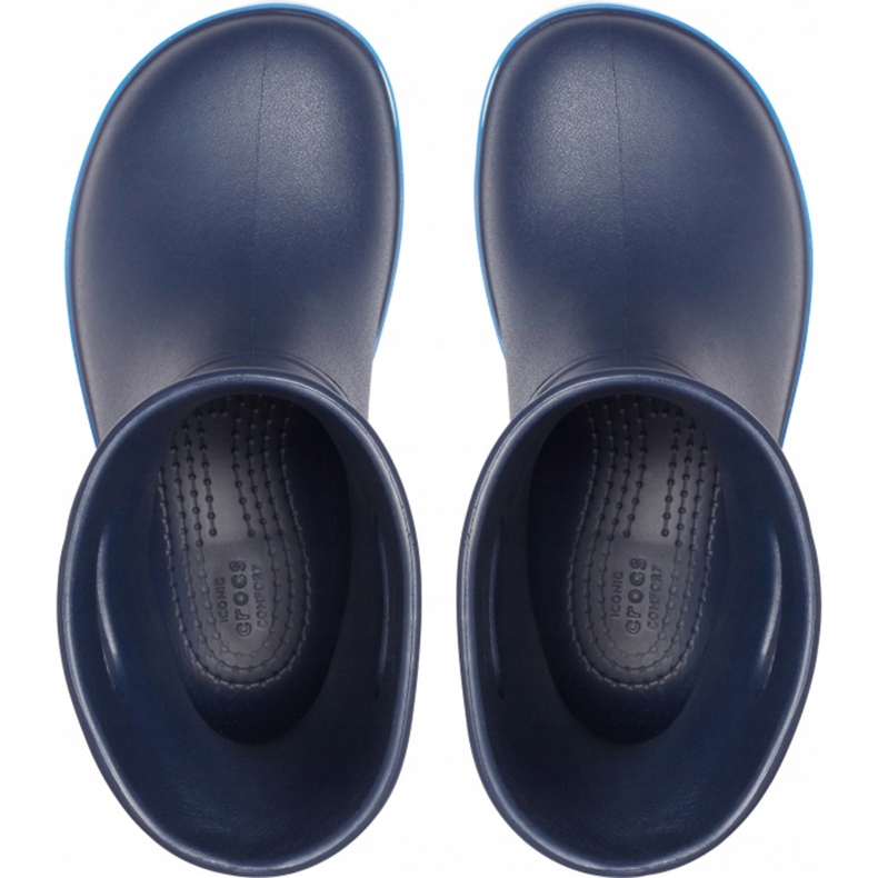 Crocs Botas de lluvia para niños Crocband Rain Boot Niños, azul marino 205827 4KB 1