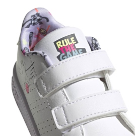 Zapatillas Adidas Advantage I blancas para niños EG3861 blanco 3