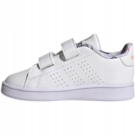 Zapatillas Adidas Advantage I blancas para niños EG3861 blanco 2