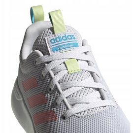Zapatillas adidas Lite Racer Cln K grises EG3049 para niños rosado 3