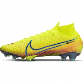 Calzado de fútbol Nike Mercurial Superfly 7 Elite Mds Fg BQ5469 703 multicolor amarillo 3