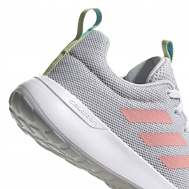 Zapatillas adidas Lite Racer Cln K grises EG3049 para niños rosado 4