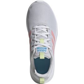 Zapatillas adidas Lite Racer Cln K grises EG3049 para niños rosado 1