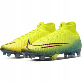 Calzado de fútbol Nike Mercurial Superfly 7 Elite Mds Fg BQ5469 703 multicolor amarillo 4