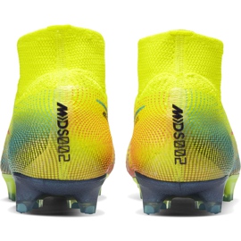 Calzado de fútbol Nike Mercurial Superfly 7 Elite Mds Fg BQ5469 703 multicolor amarillo 6