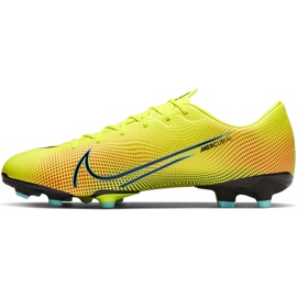 Calzado de fútbol Nike Mercurial Vapor 13 Academy Mds FG / MG Junior CJ0980 703 amarillo amarillo 2