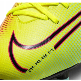 Calzado de fútbol Nike Mercurial Superfly 7 Academy Mds FG / MG Junior BQ5409 703 amarillo amarillo 6