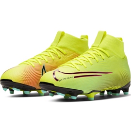 Calzado de fútbol Nike Mercurial Superfly 7 Academy Mds FG / MG Junior BQ5409 703 amarillo amarillo 3