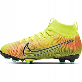 Calzado de fútbol Nike Mercurial Superfly 7 Academy Mds FG / MG Junior BQ5409 703 amarillo amarillo 2