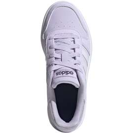 Zapatillas adidas Hoops 2.0 K violeta claro EG9075 para niños 1