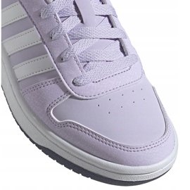 Zapatillas adidas Hoops 2.0 K violeta claro EG9075 para niños 2