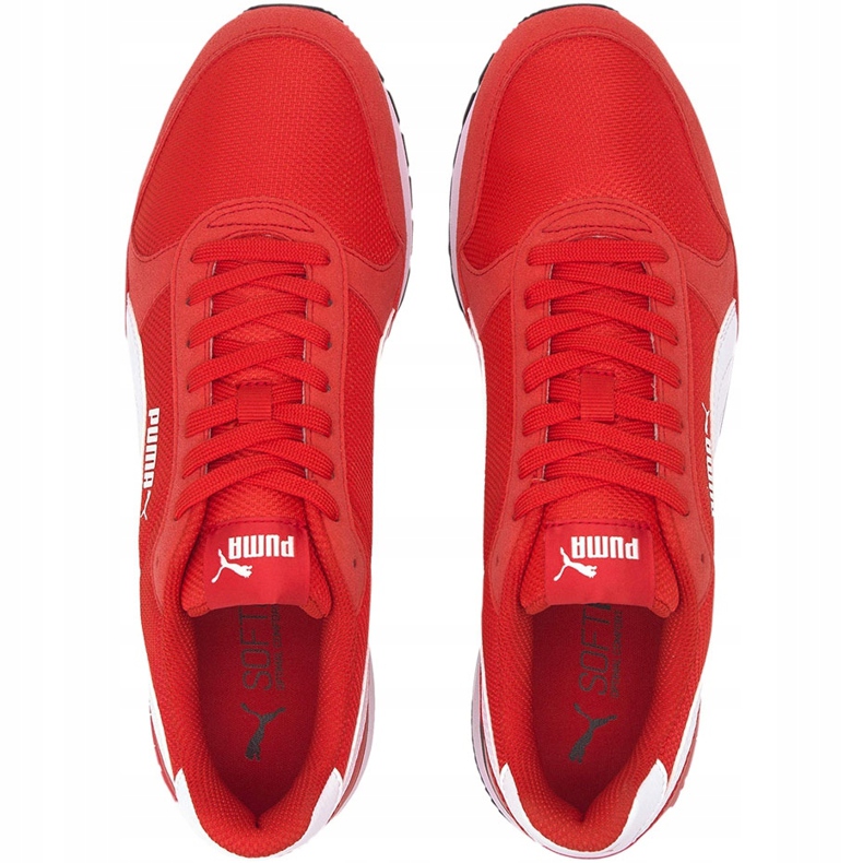 Zapatillas de hombres Puma St Runner v2 Mesh rojas 366811 09 rojo 1