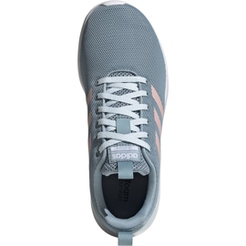 Zapatillas adidas Lite Racer Cln mujer gris-rosa EG3148 1