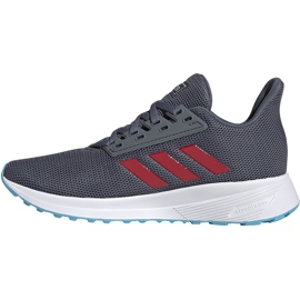 Zapatillas adidas Duramo 9 K para niños gris-rojas EG7899 rojo 2