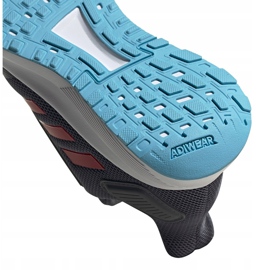 Zapatillas adidas Duramo 9 K para niños gris-rojas EG7899 rojo 5