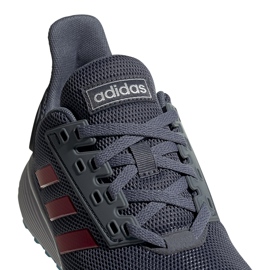 Zapatillas adidas Duramo 9 K para niños gris-rojas EG7899 rojo 3