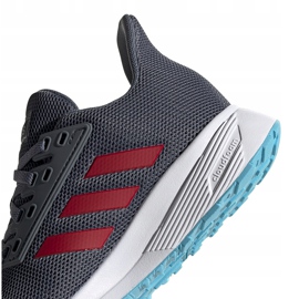Zapatillas adidas Duramo 9 K para niños gris-rojas EG7899 rojo 4