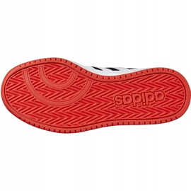 Adidas Hoops 2.0 K Zapatillas para niños negras-rojas B76067 blanco negro rojo 6