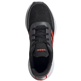 Zapatillas adidas Tensaur Run K para niños negras y naranjas EG4124 negro 1