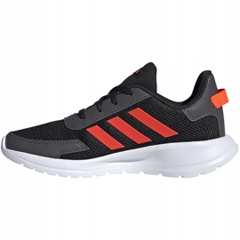 Zapatillas adidas Tensaur Run K para niños negras y naranjas EG4124 negro 2