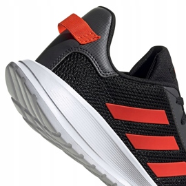 Zapatillas adidas Tensaur Run K para niños negras y naranjas EG4124 negro 5