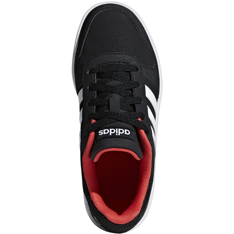 Adidas Hoops 2.0 K Zapatillas para niños negras-rojas B76067 blanco negro rojo 1