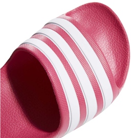 Zapatillas adidas Adilette Aqua K rosas para niños EF1749 blanco rosado rosado 2