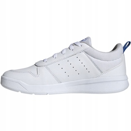 Zapatillas adidas Tensaur K blancas y azules para niños EF1089 blanco 2