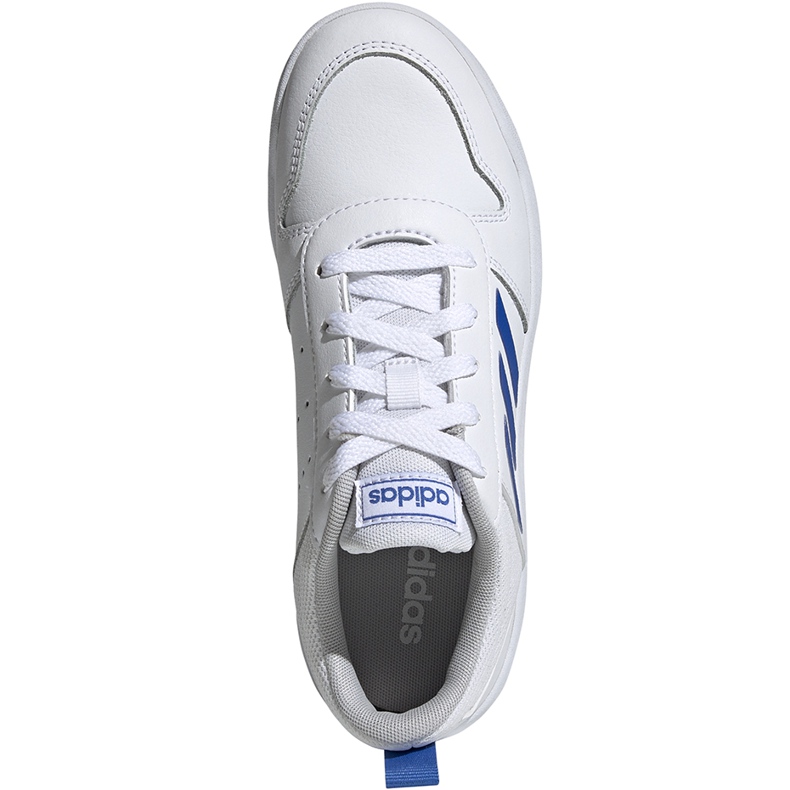 Zapatillas adidas Tensaur K blancas y azules para niños EF1089 blanco 1