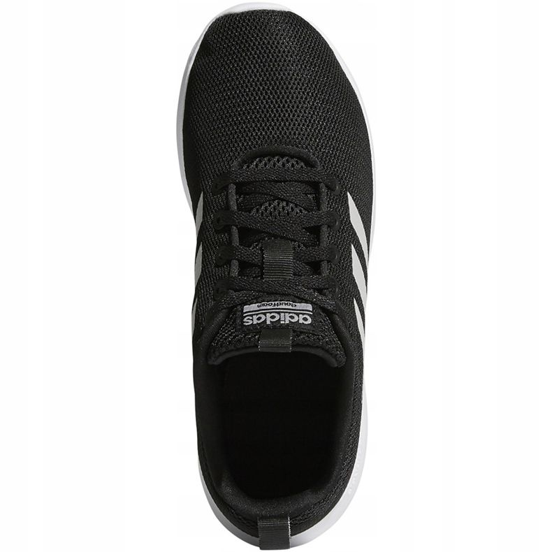 Zapatillas para niños Adidas Lite Racer Cln K negras y blancas BB7051 negro 1