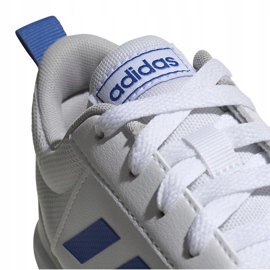 Zapatillas adidas Tensaur K blancas y azules para niños EF1089 blanco 4