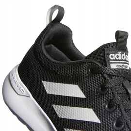Zapatillas para niños Adidas Lite Racer Cln K negras y blancas BB7051 negro 4