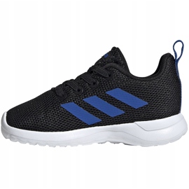 Zapatillas para niños Adidas Lite Racer Cln I negras y azules EE6963 negro 2