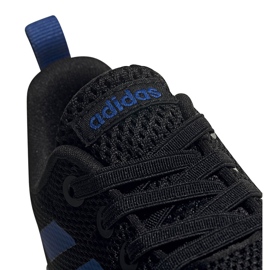 Zapatillas para niños Adidas Lite Racer Cln I negras y azules EE6963 negro 4