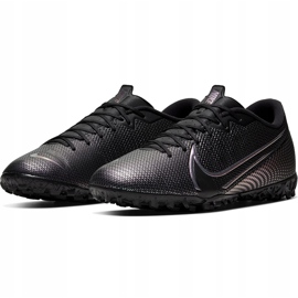 Zapatos de fútbol Nike Mercurial Vapor 13 Academy Tf AT7996 010 negro negro 3